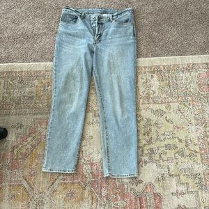 H&M ULTRA HIGH WOMENS MOM JEANS - 12
